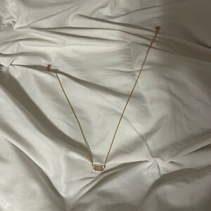Rose Gold/ White Kendra Scott Necklace